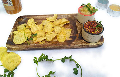 लकड़ी की सर्विंग प्लैटर्स