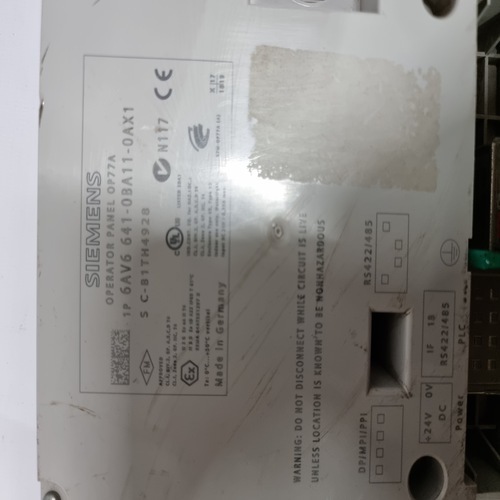 Siemens 6av6 641-0ba11-0ax1 Operator Panel Op77a