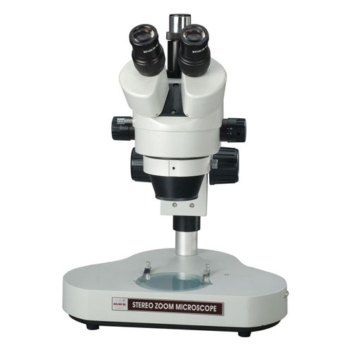 Trinocular Stereozoom Microscope - Die Casting, 10 Kilograms, Off White | 3.5x To 160x Magnification, Durable Dimmable Led/halogen Illumination, Extra Large Visual Field, Ideal For Quality Control And Research