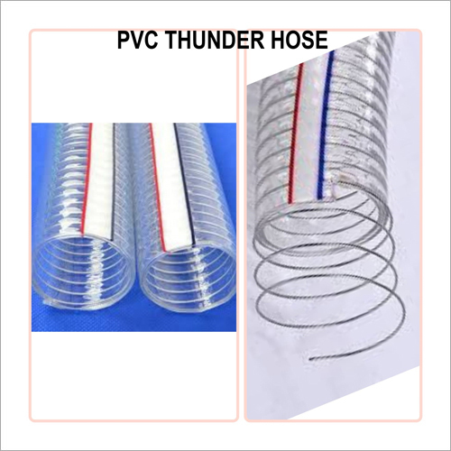 White Pvc Thunder Hose