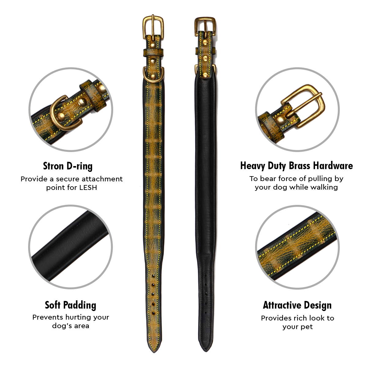 Sparrow Daughter Dog Collar Made By Leather With Different Color Sade