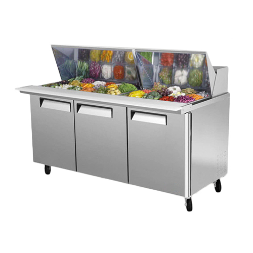 सिल्वर रेफ्रिजेरेटेड सलाद बार