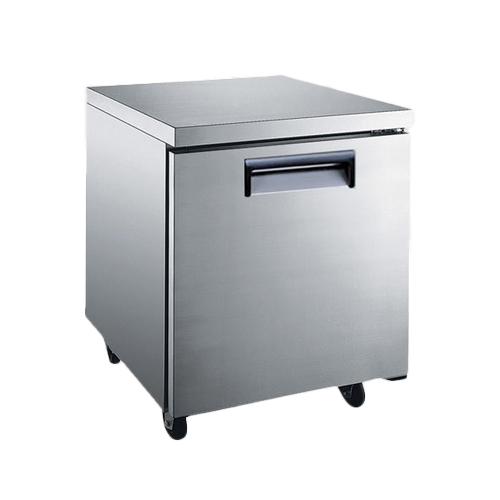 Under Counter Fridge - 220-420 Voltage , Silver Color, Electrical Power Source, 1 Year Warranty