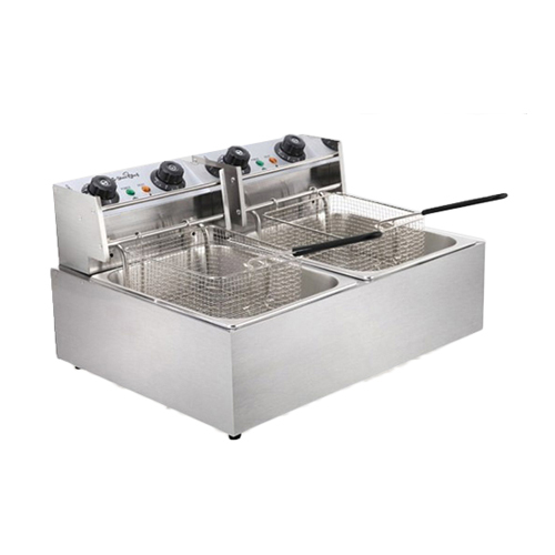 Double Basket Deep Fryer Application: Industrial And Outdoor