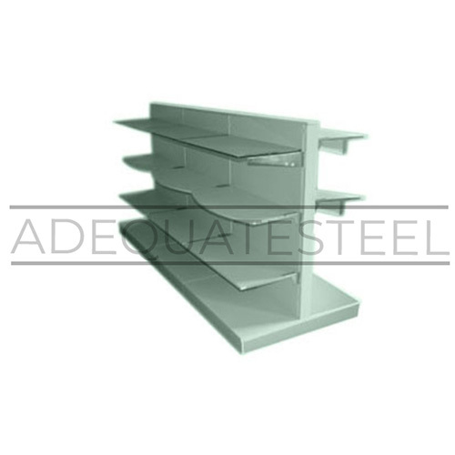 White Textile Centre Rack