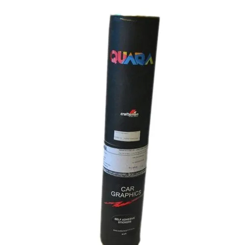 Car Stickers Packaging Paper Tube Box - Cylindrical Shape, Multi-Color Design | Durable Paper Material for Shopping Applications