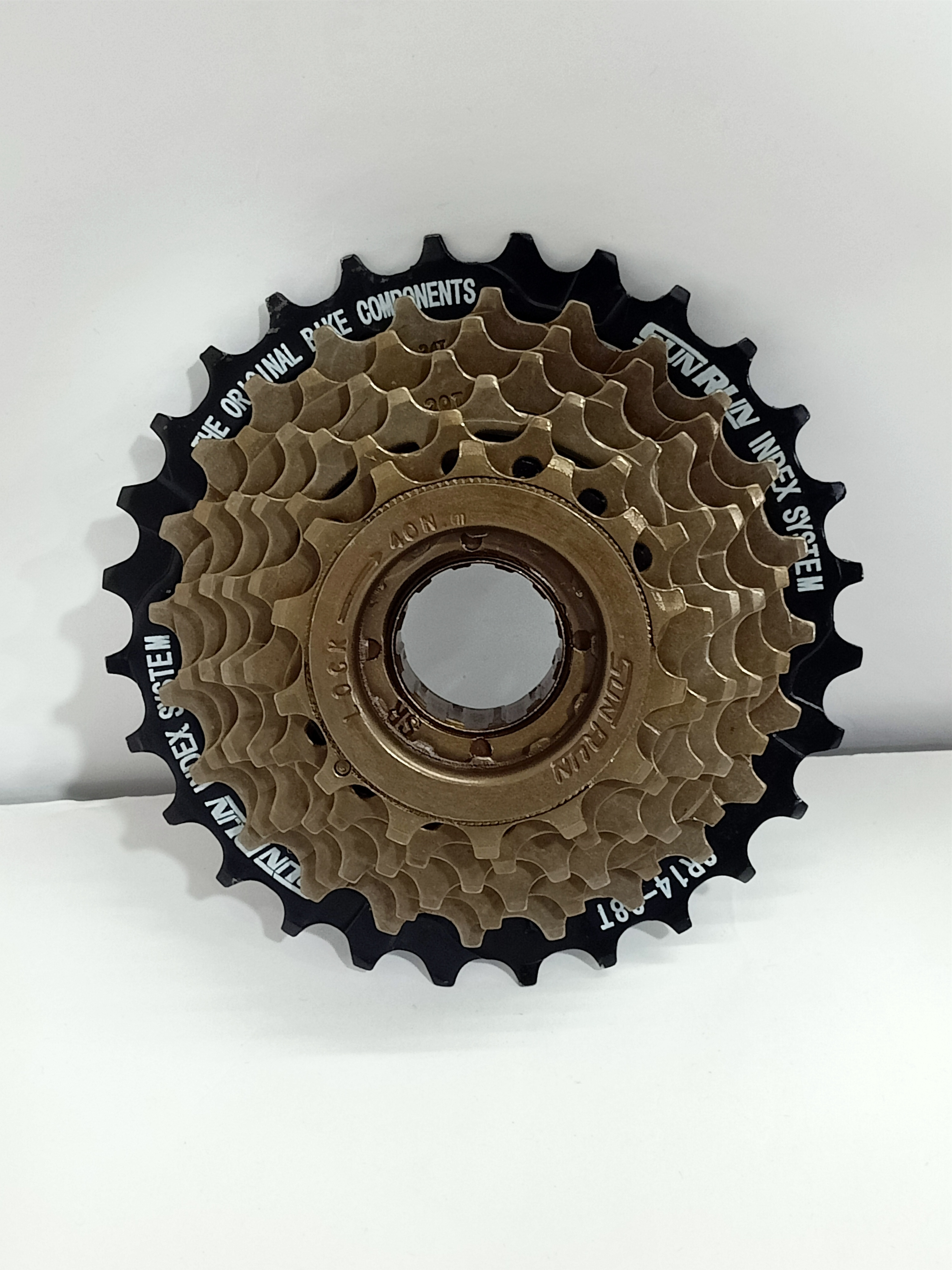 Bicycle Free Wheel 7 Speed 14t-28t - Blackened Finish | Function: Freewheel, Size: 14-28, Usage: Wheel Rotation, Warranty Included