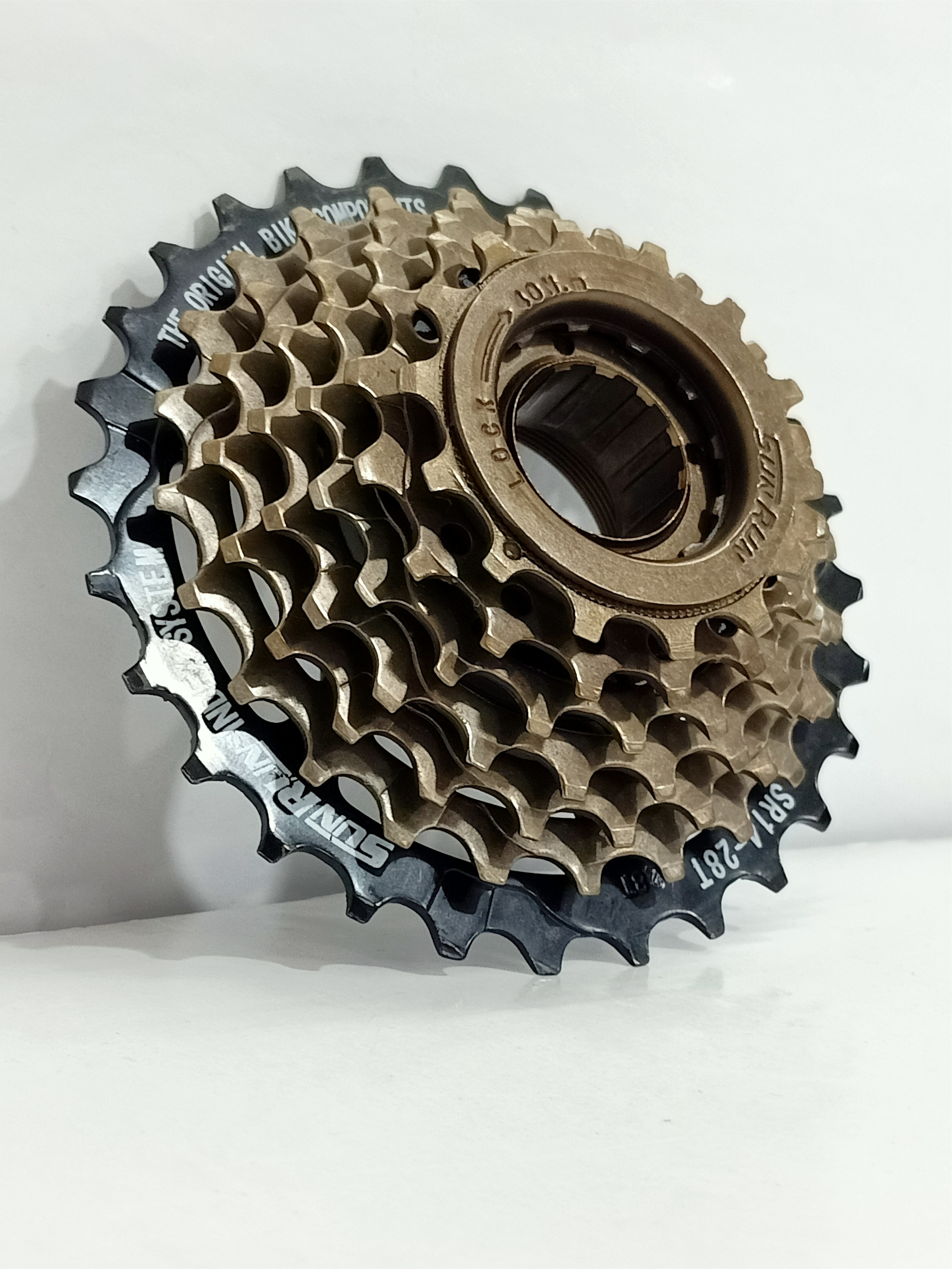 Bicycle Free Wheel 7 Speed 14t-28t - Blackened Finish | Function: Freewheel, Size: 14-28, Usage: Wheel Rotation, Warranty Included