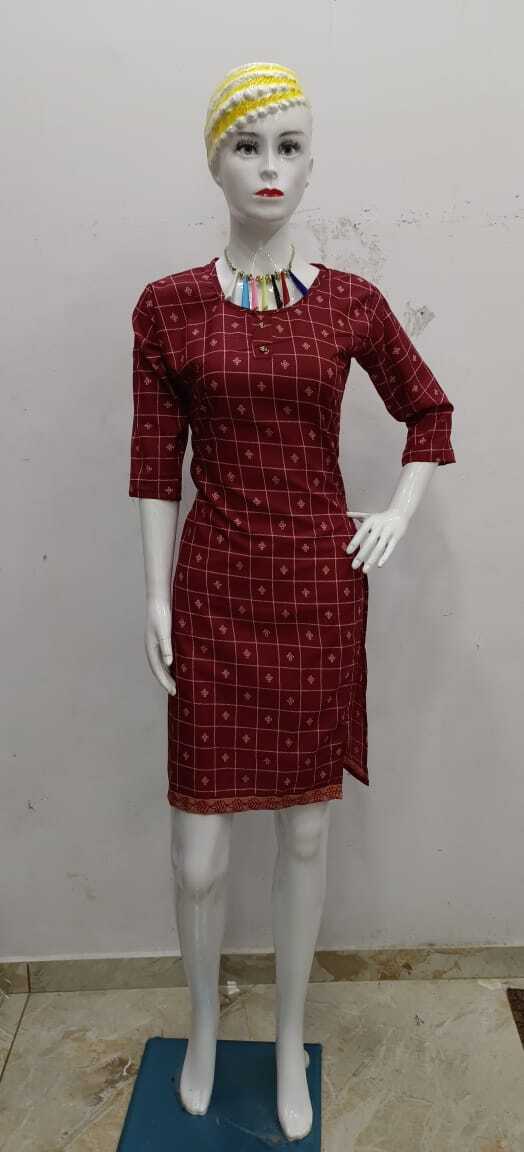 Mix Poly Cotton Kurti