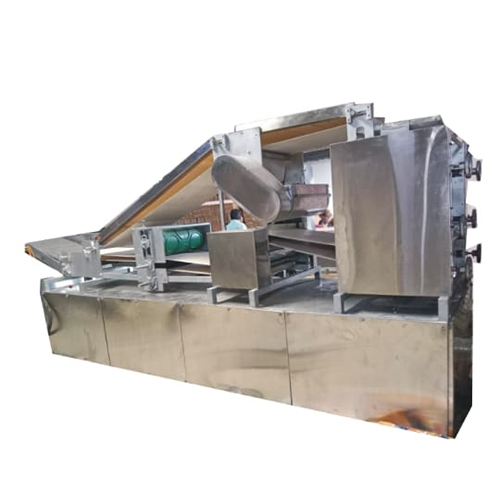 Silver Straight Type Automatic Chapati Machine