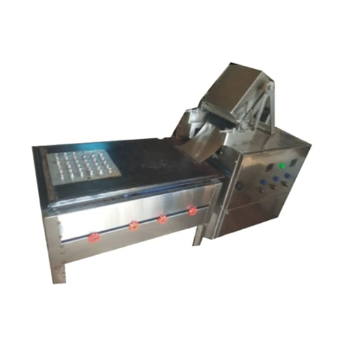 Silver Semi Automatic Chapati Machine With Tawa Puffer