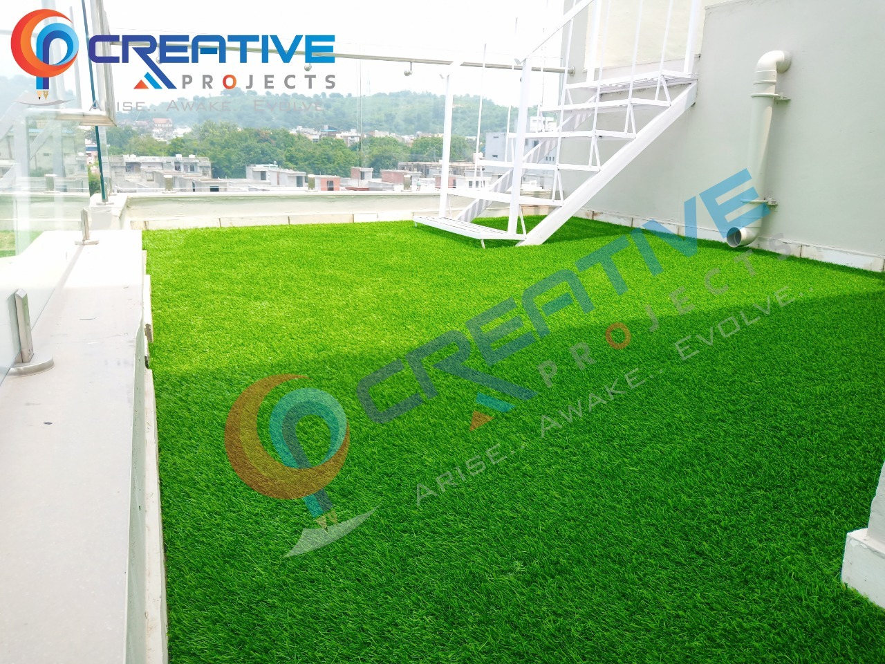 Artificial Grass - Nylon, Polyethylene & Polypropylene | Green Color, 5-year Warranty For Domestic & Commercial Garden Use