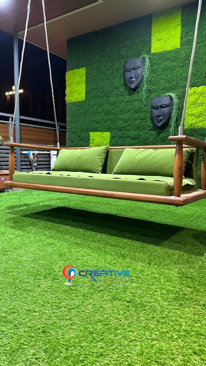 Artificial Grass - Nylon, Polyethylene & Polypropylene | Green Color, 5-year Warranty For Domestic & Commercial Garden Use