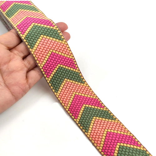 Multicolor Designer Border Lace
