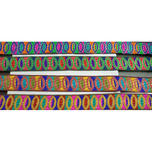 Multicolor Saree Border Lace