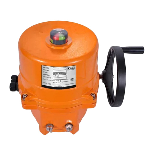 Orange Industrial Electrical Actuator