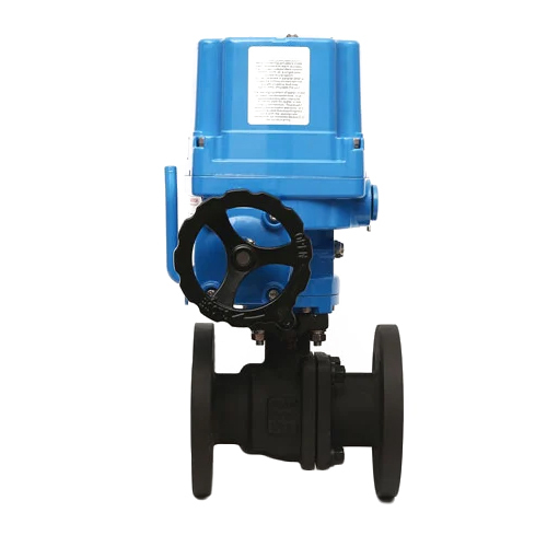ब्लैक एंड ब्लू इलेक्ट्रिक एक्ट्यूएटर डायाफ्राम वाल्व