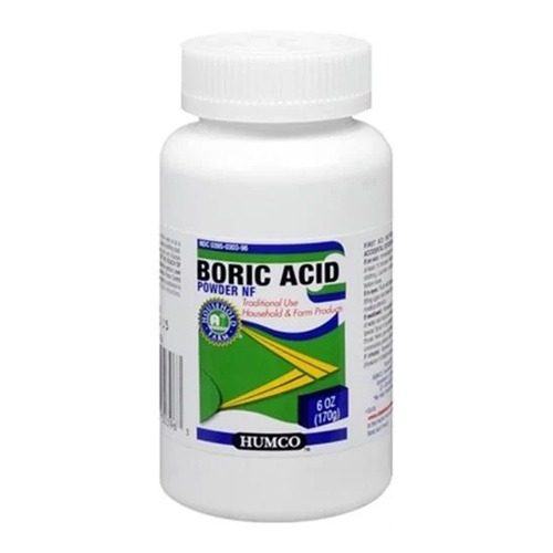 Boric Acid - Colorless, Odourless Crystals in Powder Form | Antiviral, Antifungal, Antiseptic Applications for Industrial Use