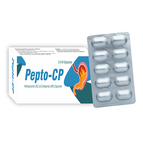 पैंटोप्राजोल ईसी और सिनीटाप्राइड एसआर कैप्सूल