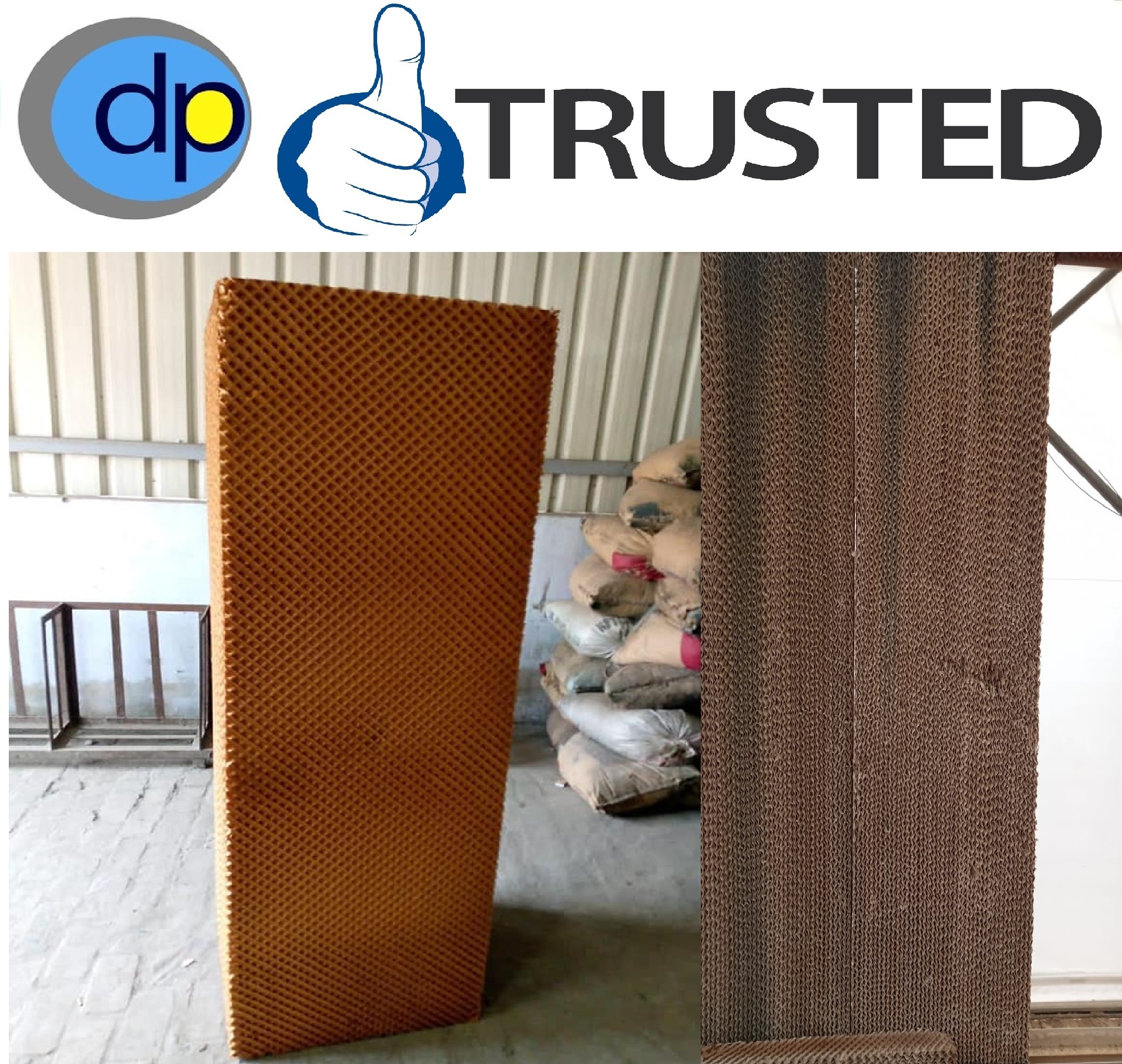 Brown Evaporative Honeycomb Cooling Pads By Gurukul Industrial Area Faridabad