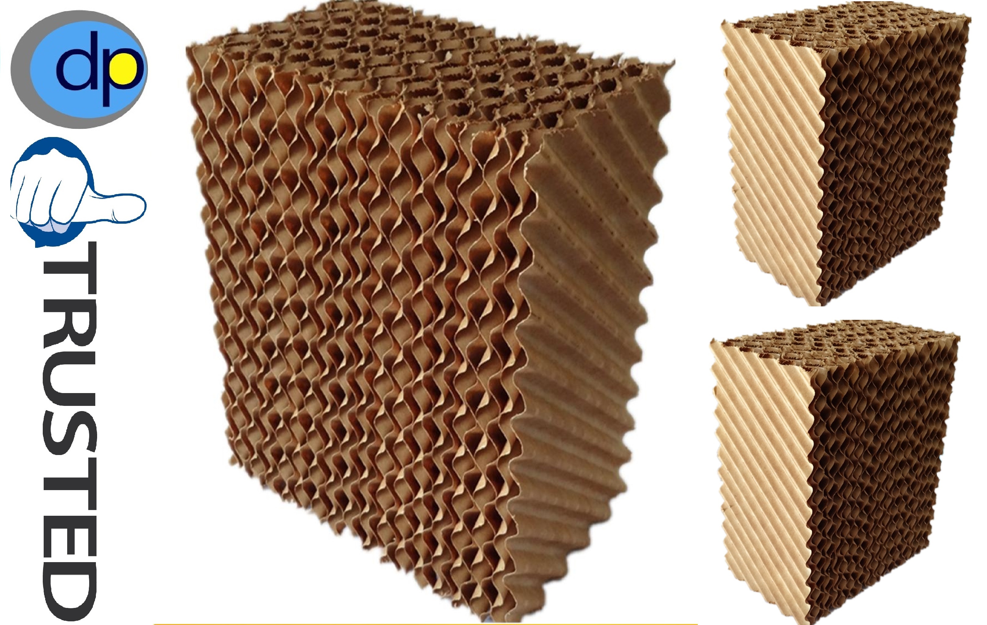 Brown Evaporative Honeycomb Cooling Pads By Gurukul Industrial Area Faridabad