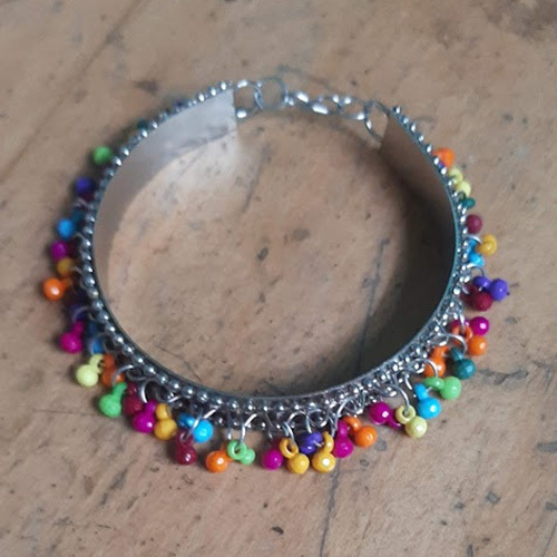 Fashion Oxidised Bangle - Antique Finish, Available In Multiple Sizes | Immaculate Finish, Attractive Designs For Gifting, Parties, Or Weddings