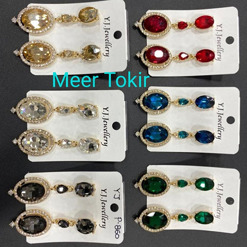 Western Stone Artificial Earrings Gender: Women
