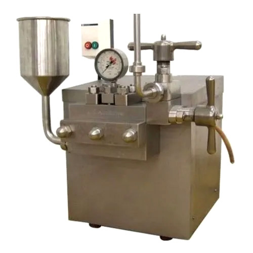 Milk Homogenizer Machine - Stainless Steel Alloy, High Efficiency | Automatic Operation, Surface Polishing, Ideal for Dairy Processing