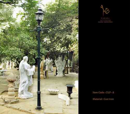 स्टील कास्ट आयरन लैंप पोस्ट - क्लिप -8
