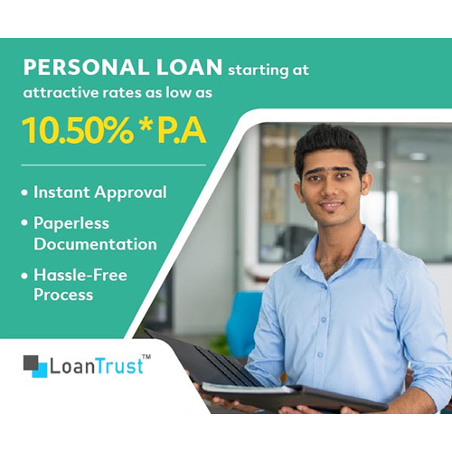 Personal Loan Service - Instant Approval, Hassle-free Process | 10.50% Interest Rate, Online/offline Application, Paperless Documentation For Personal Needs