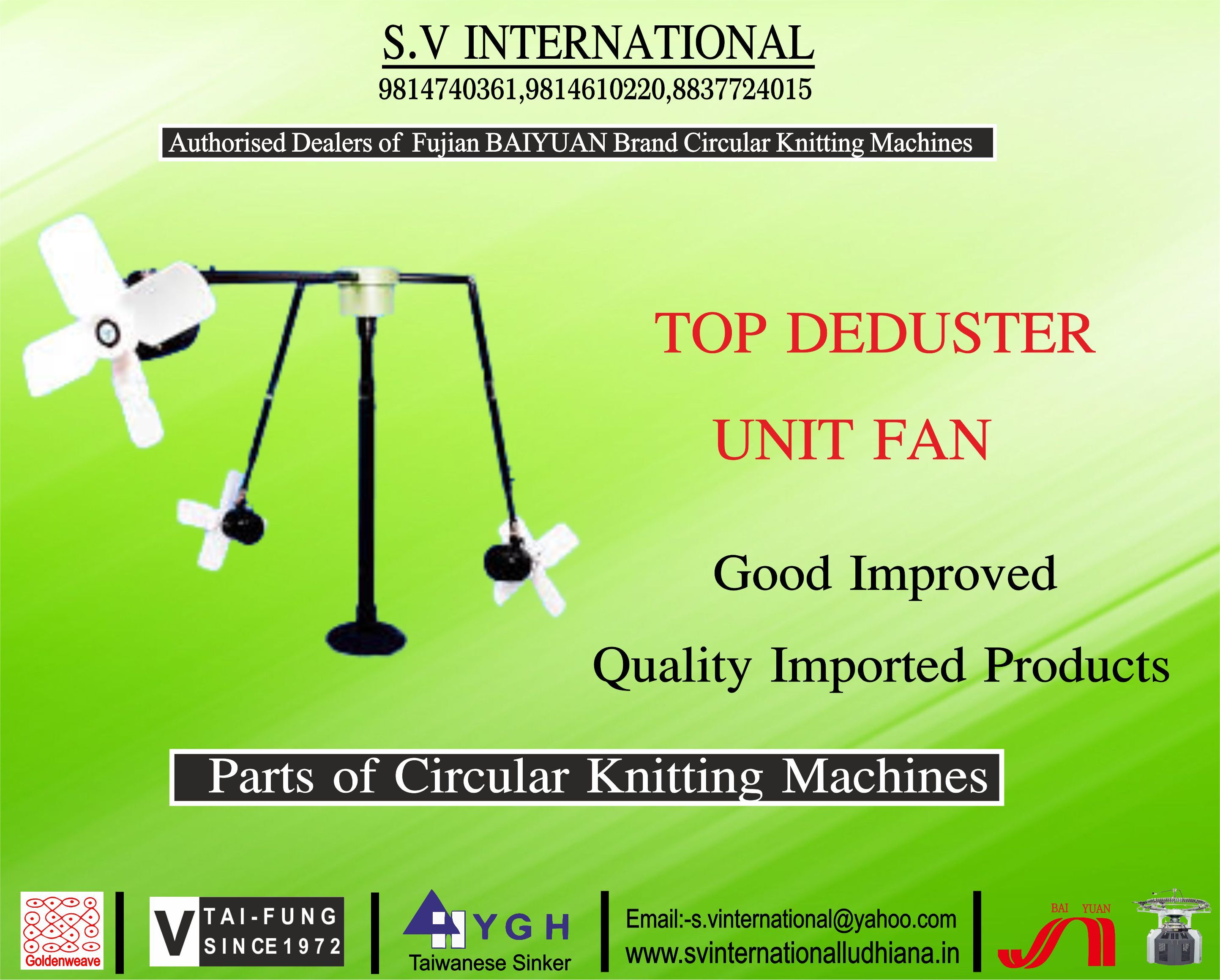 Top Deduster Fan Unit