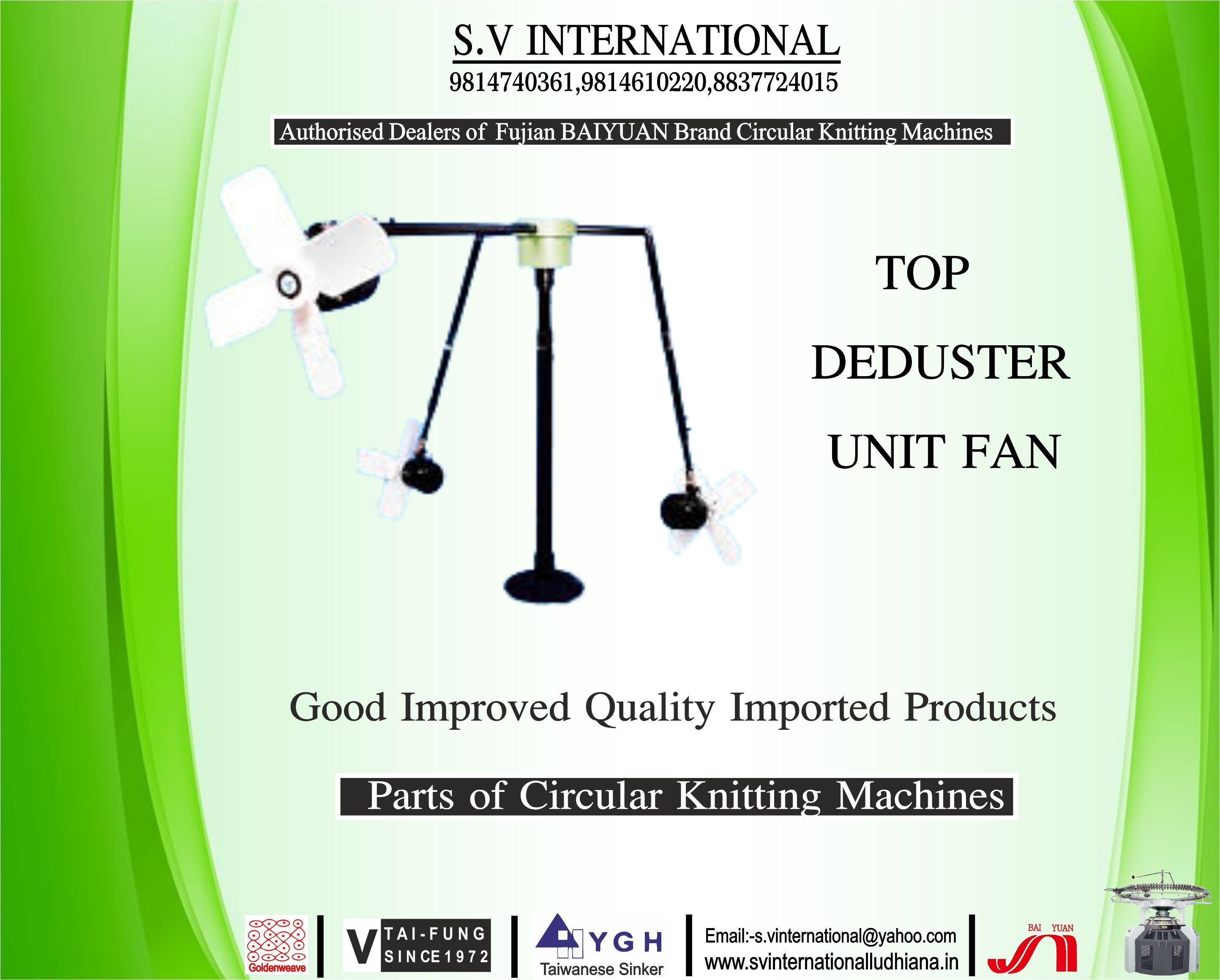 Top Deduster Fan Unit