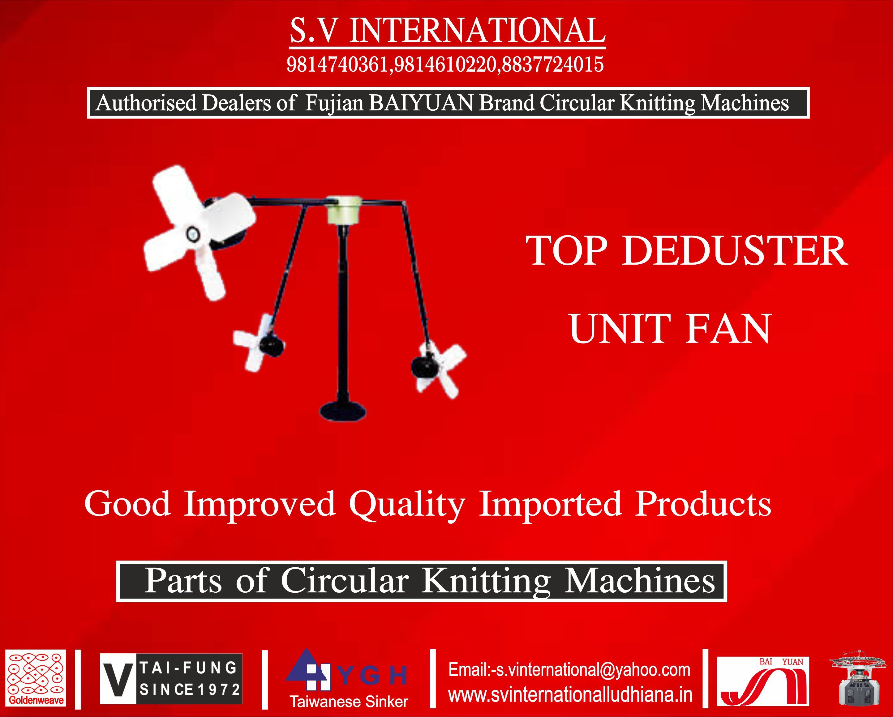Top Deduster Fan Unit