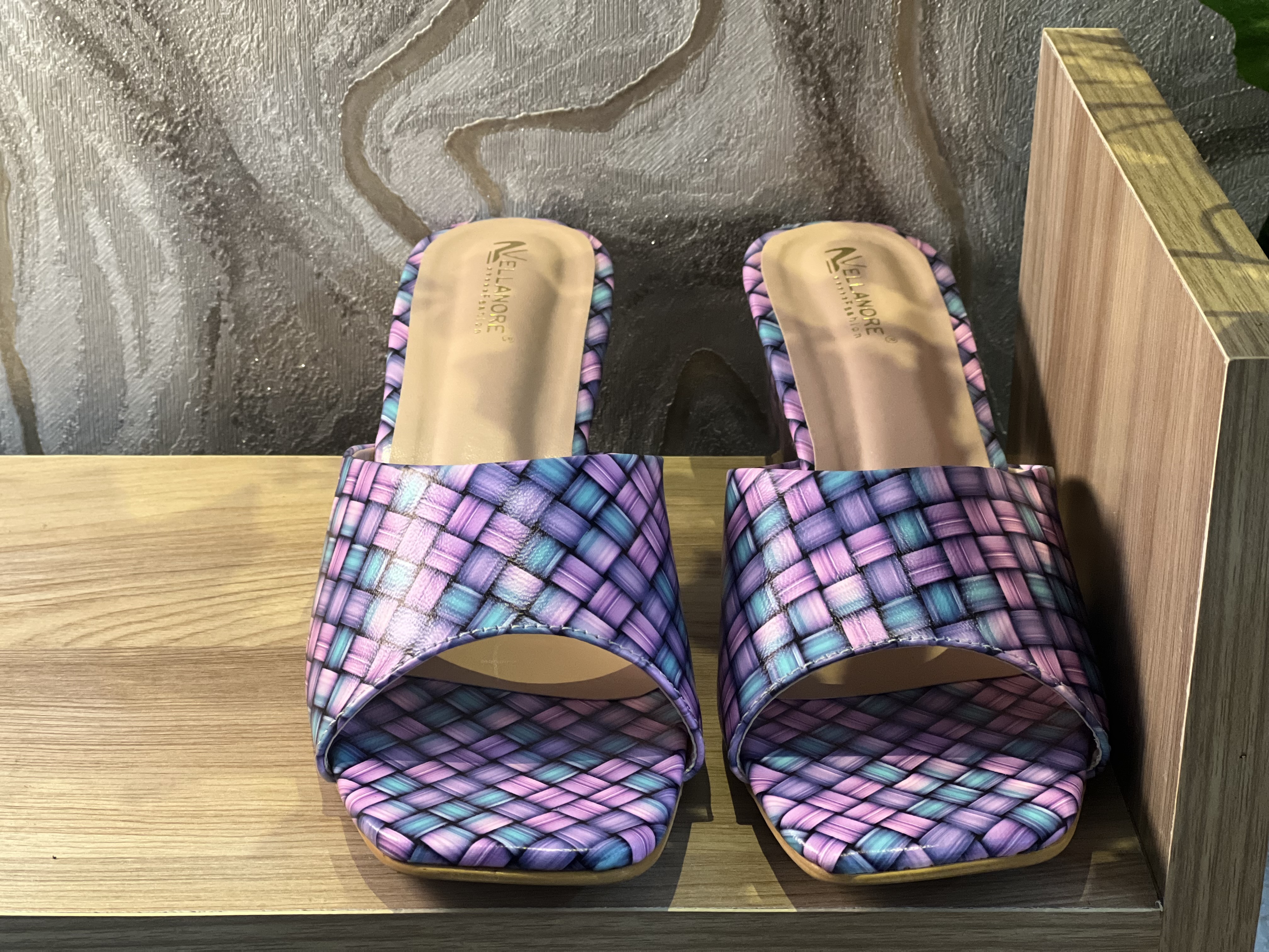 Patent Box Slipper - Other Material, Sizes 4 To 8 | Black Color, Tpr Outsole, Stylish Flip Flop Design, Ideal For All Seasons
