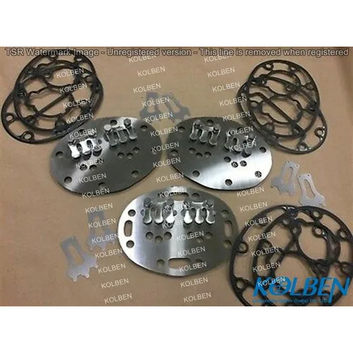 Carrier 6D - Valve Plate Assembly Model 05D05G3705G4106D, Gray & Black, Reciprocating Compressor for Industrial Applications