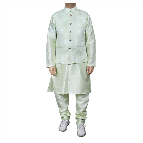 Customized Kurta Pajama With Nehru Jacket