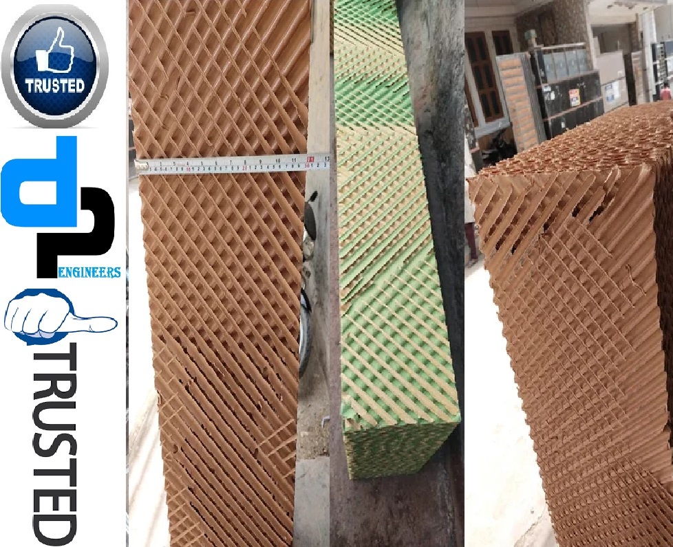 Brown Evaporative Cooling Pad By Dehradun Uttarakhand - Dealers Wholesale Suppliers - D.p.engineers