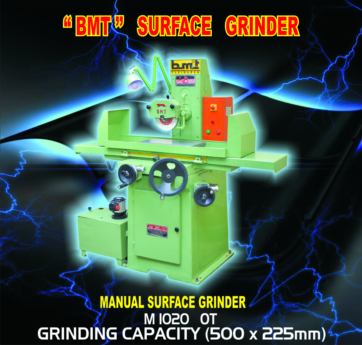 Bmt Manual Surface Grinder Machine - Capacity: 550 Kg/day