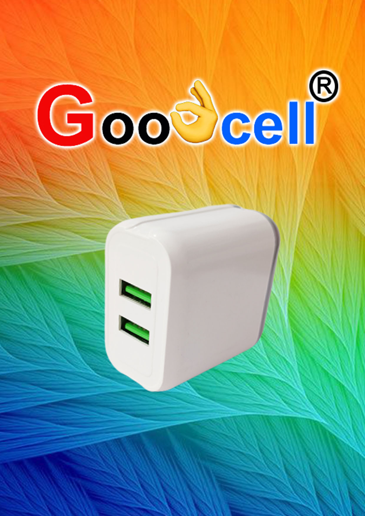 5v 3.2 Amp Double Usb Mobile Charger - Abs Body, White Color | Dual Port Fast Charging, Compact Design For On-the-go Convenience