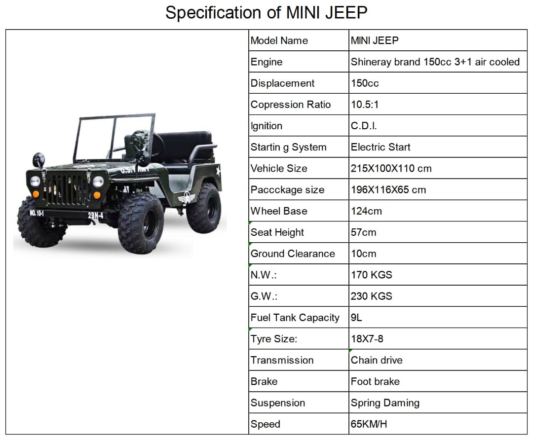 150cc Mini Jeep For Sale: Your Ultimate Guide to Fun and Adventure