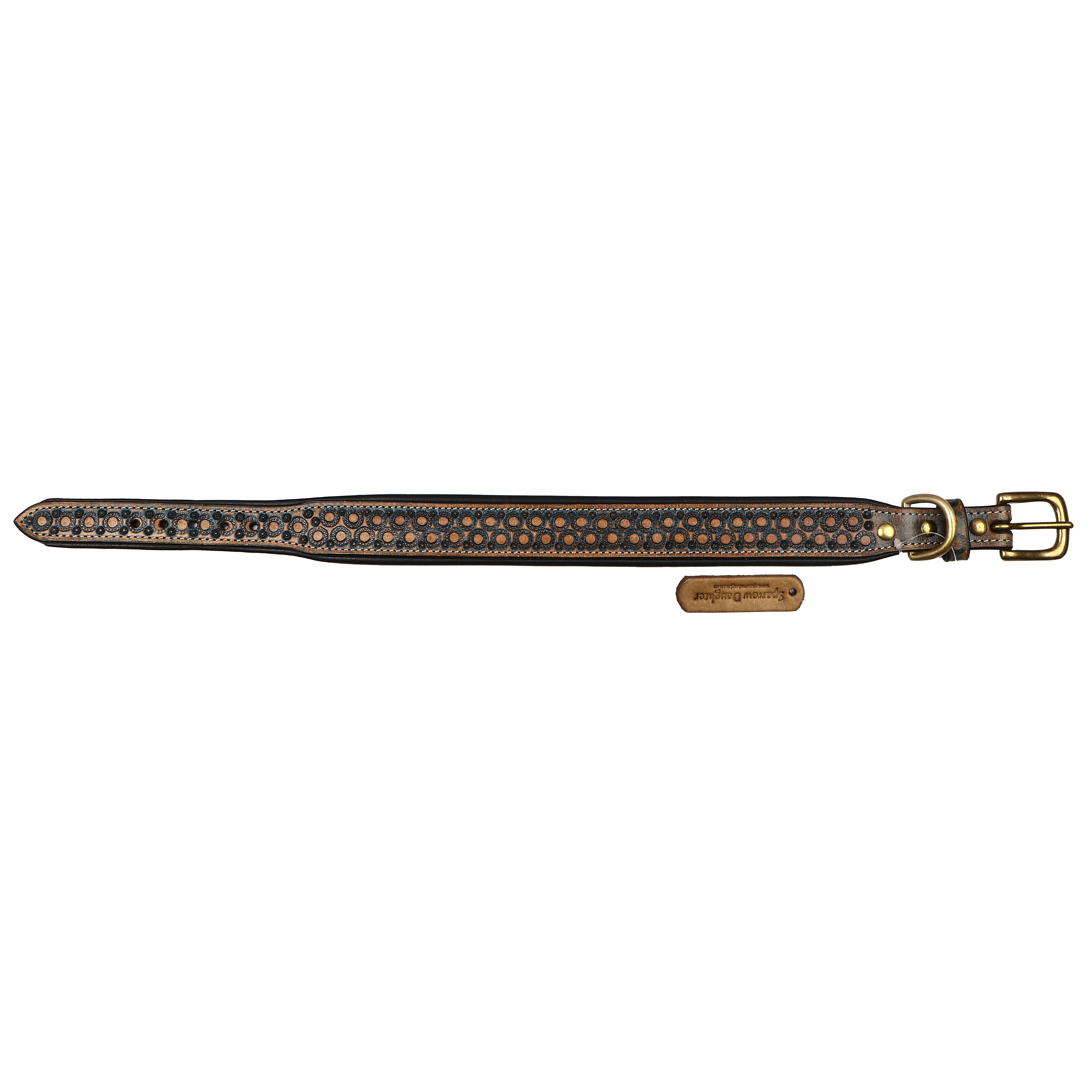 Sparrow Daughter Leather Dog Collar Made By Hand Tooling Design