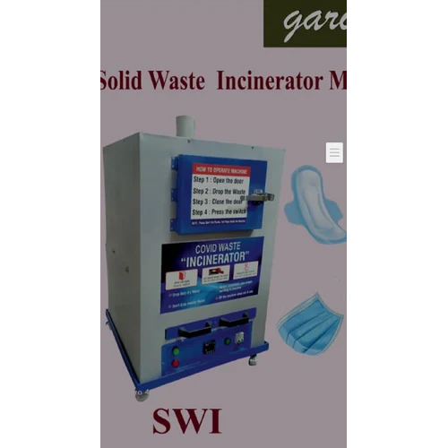 Solid Waste Incinerator - Color: White