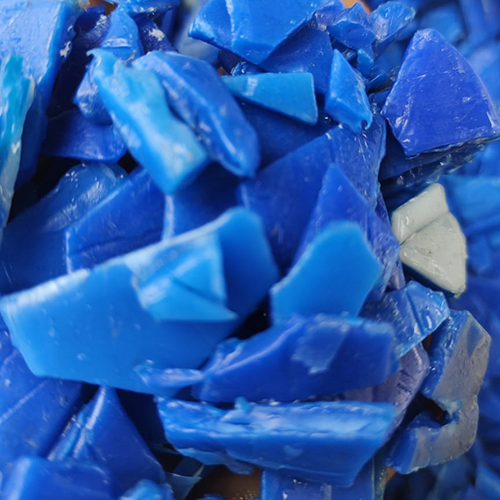 Blue Drum Grinding - Crystal Design, Efficient Blow Molding Usage, Vibrant Blue Color