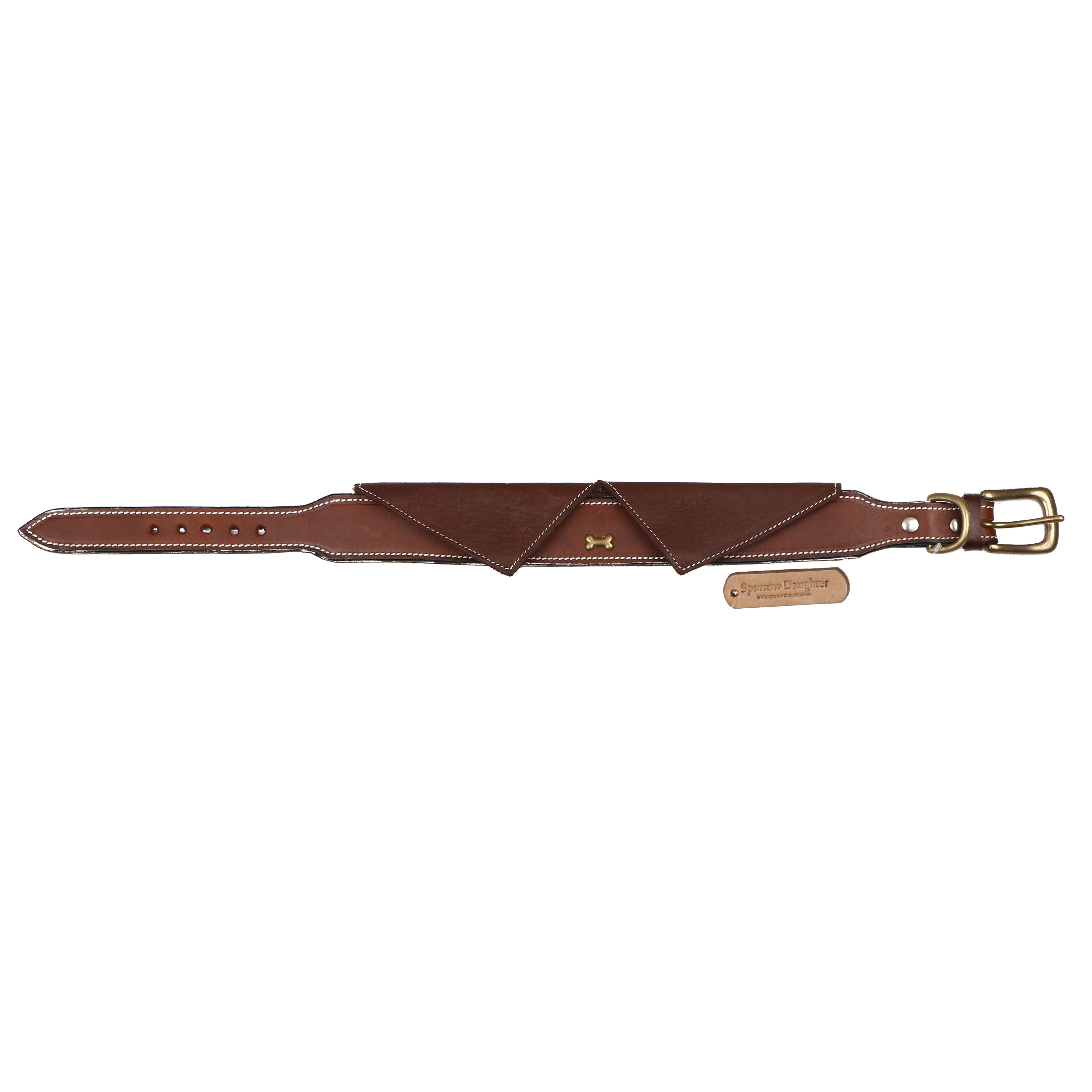 Sparrow Daughter Dog Collar With V Design