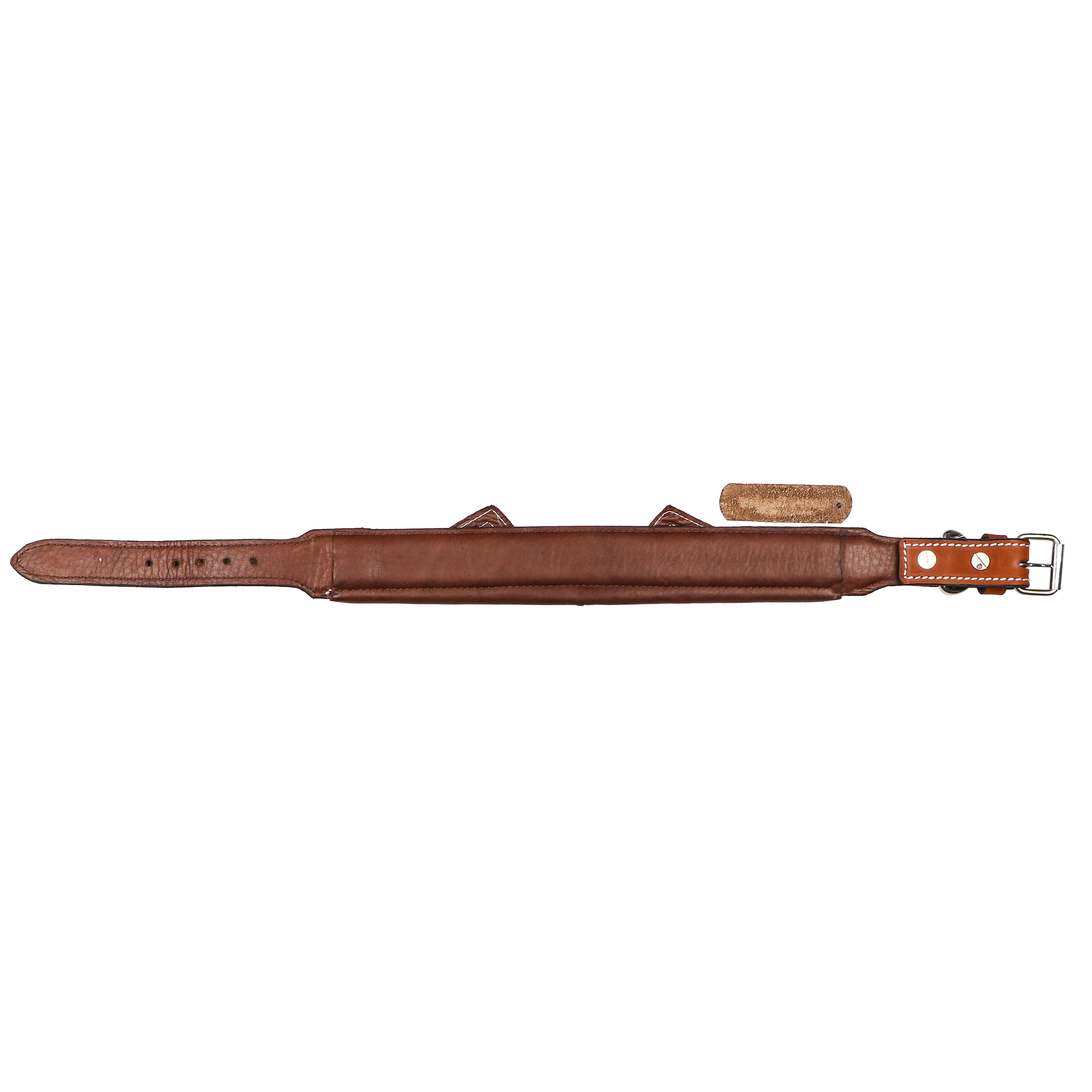 Sparrow Daughter Leather Dog Collar With V-shape Design For Small Medium And Large Dogs