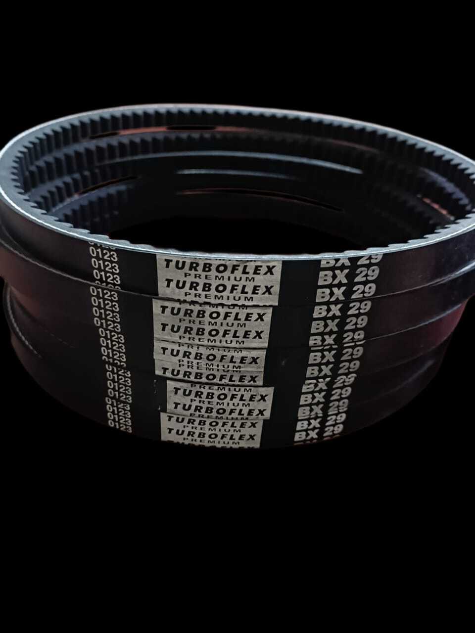 Cogged Belt - Belt Color: Black