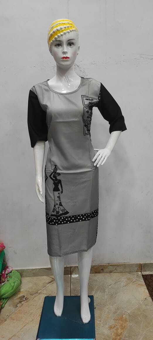 American Crepe Kurtis - Single Piece Cardboard And Poly Packed, Mix Sizes M To Xl Xxl | Breathable, Washable, Classic Ethnic Wear
