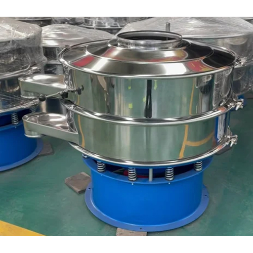 Mechanical Sifter Machine - Stainless Steel, Silver and Blue Design | High-Performance Sieving Solution with Durable Components