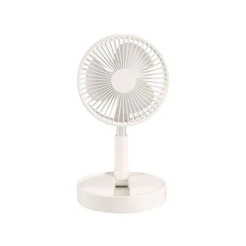 सफेद 27x17x10 सेमी टेलीस्कोपिक फैन