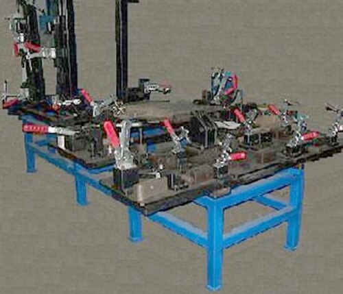 Welding Fixture For Voltas Fork Lift Forks - Color: Black